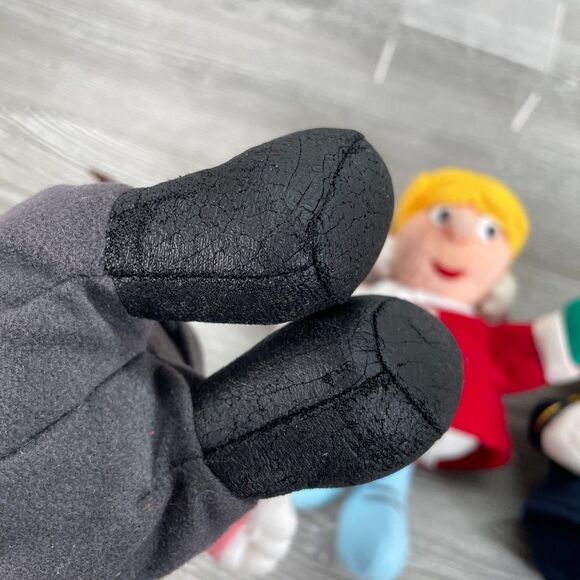 1999 Stuffins Frosty the Snowman Beanies Karen Proffessor Hinkle Traffic Cop CVS - Picture 8 of 12